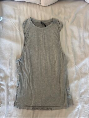 Men's Gray Performance Muscle Tank Top - Breathable Workout Tee